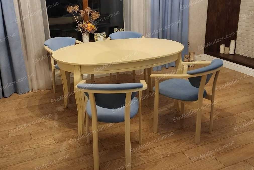 Стільці на кухню та для кафе з дерева Ясен, Дуб від виробника