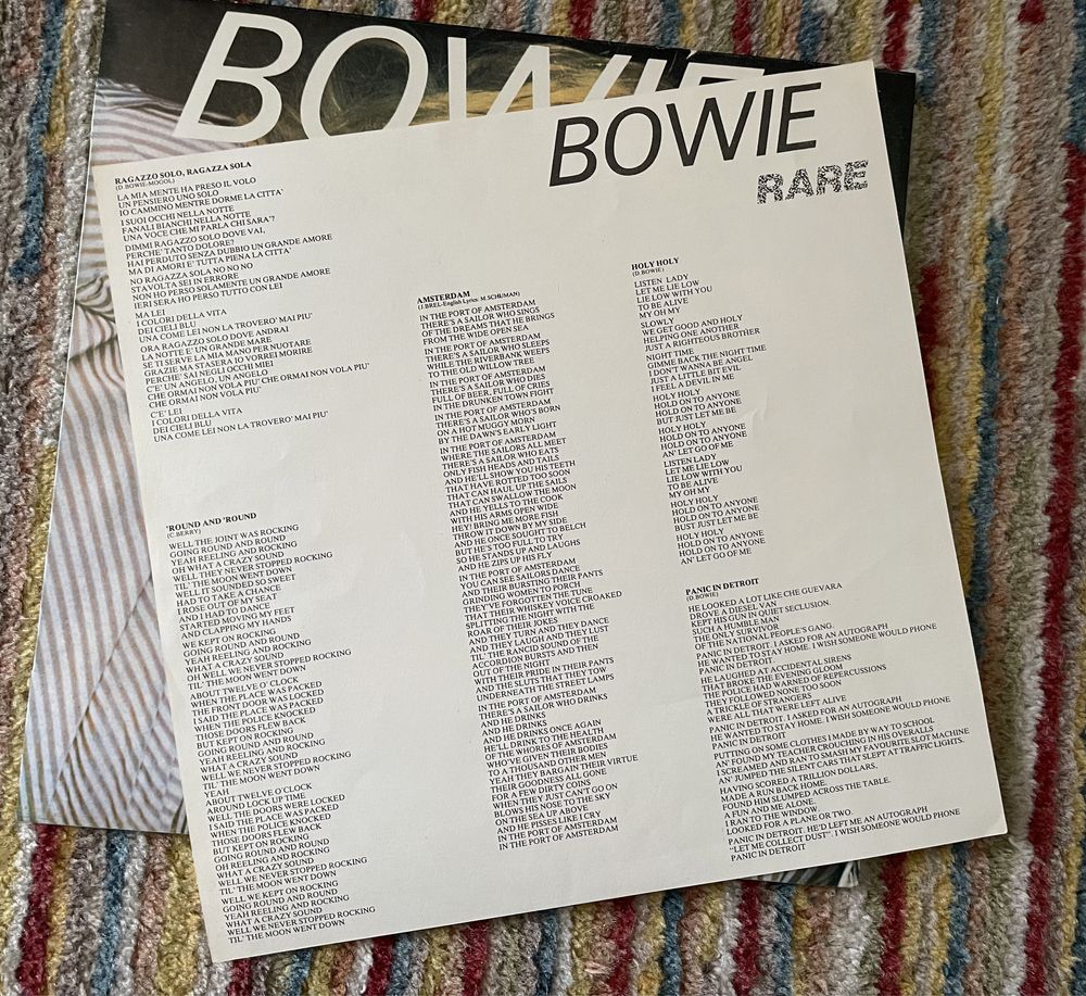 David Bowie - Rare LP como novo