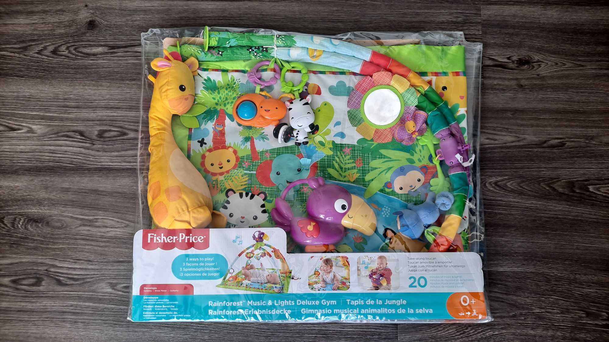 Fisher-Price Rainforest Music & Lights Deluxe Gym DFP08