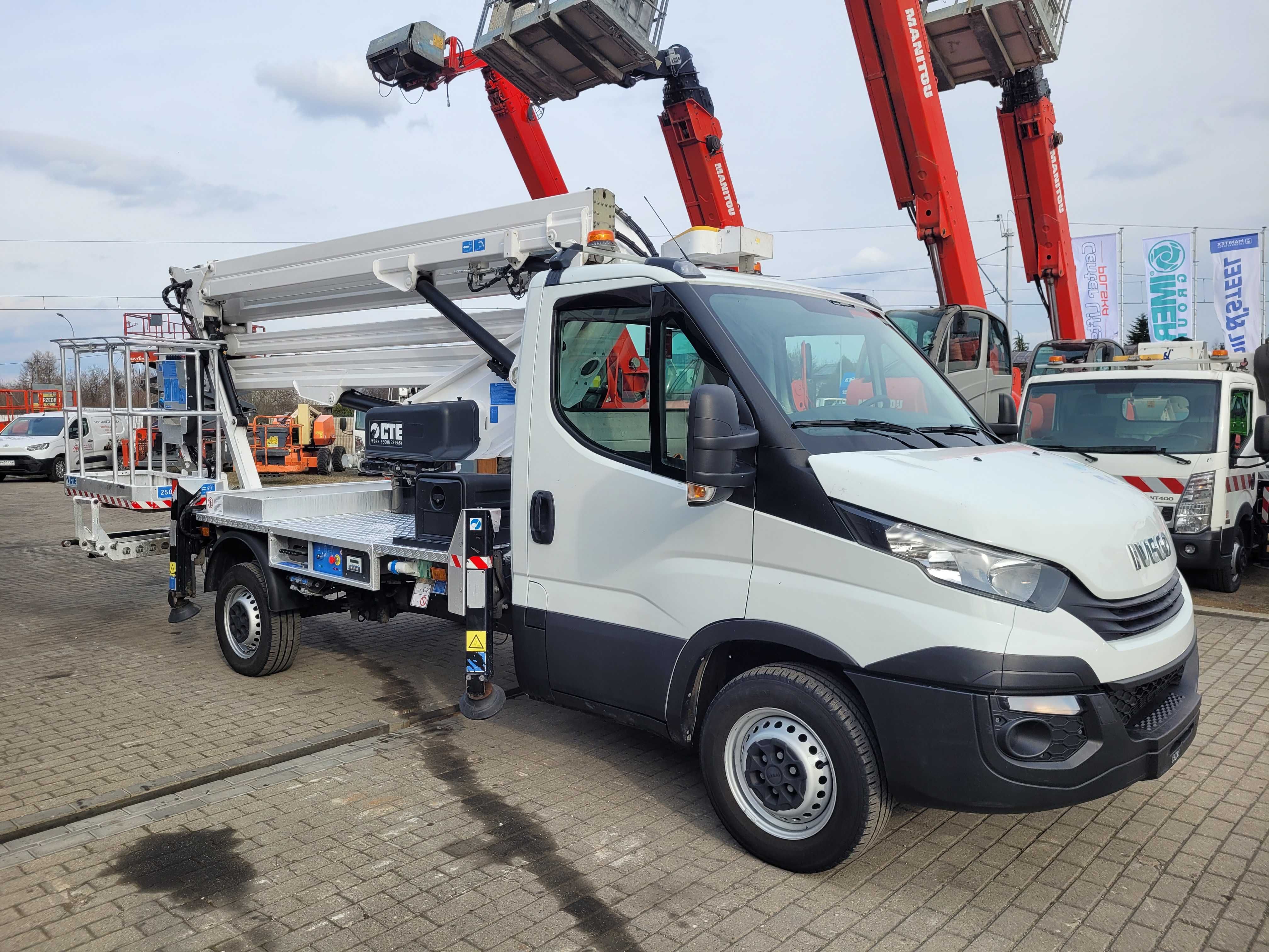 przegubowy/z/jib/podnośnik/cte/zed/23m/zwyżka/iveco/koszowy/multitel