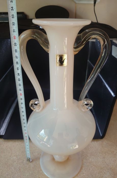 Wazon /amfora ze szkła prl