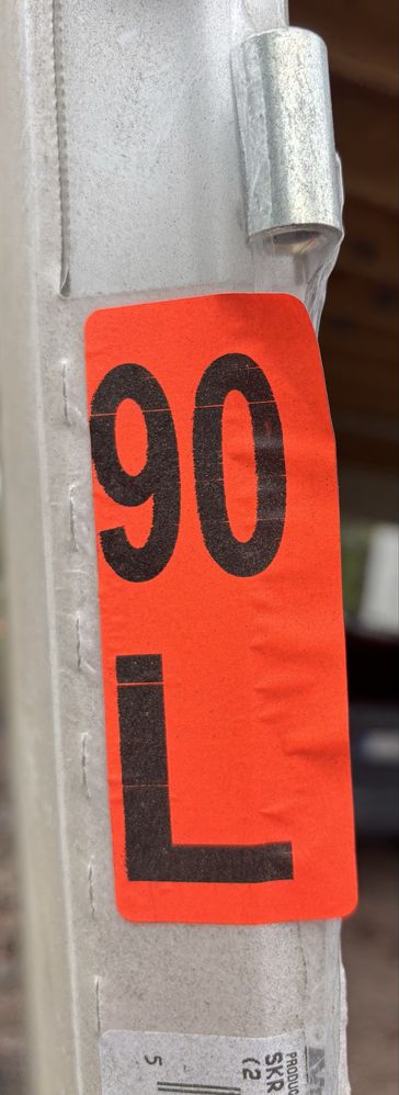Drzwi wewnętrzne NOWE 90 lewe - Voster