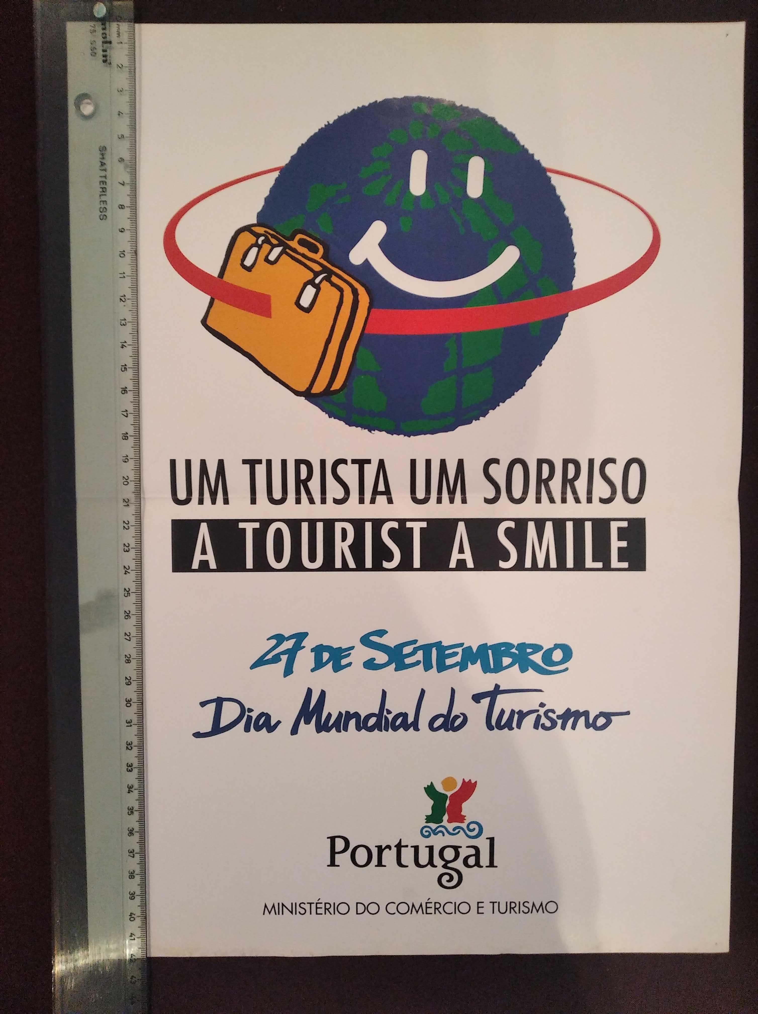 Poster antigo do Dia Mundial do Turismo