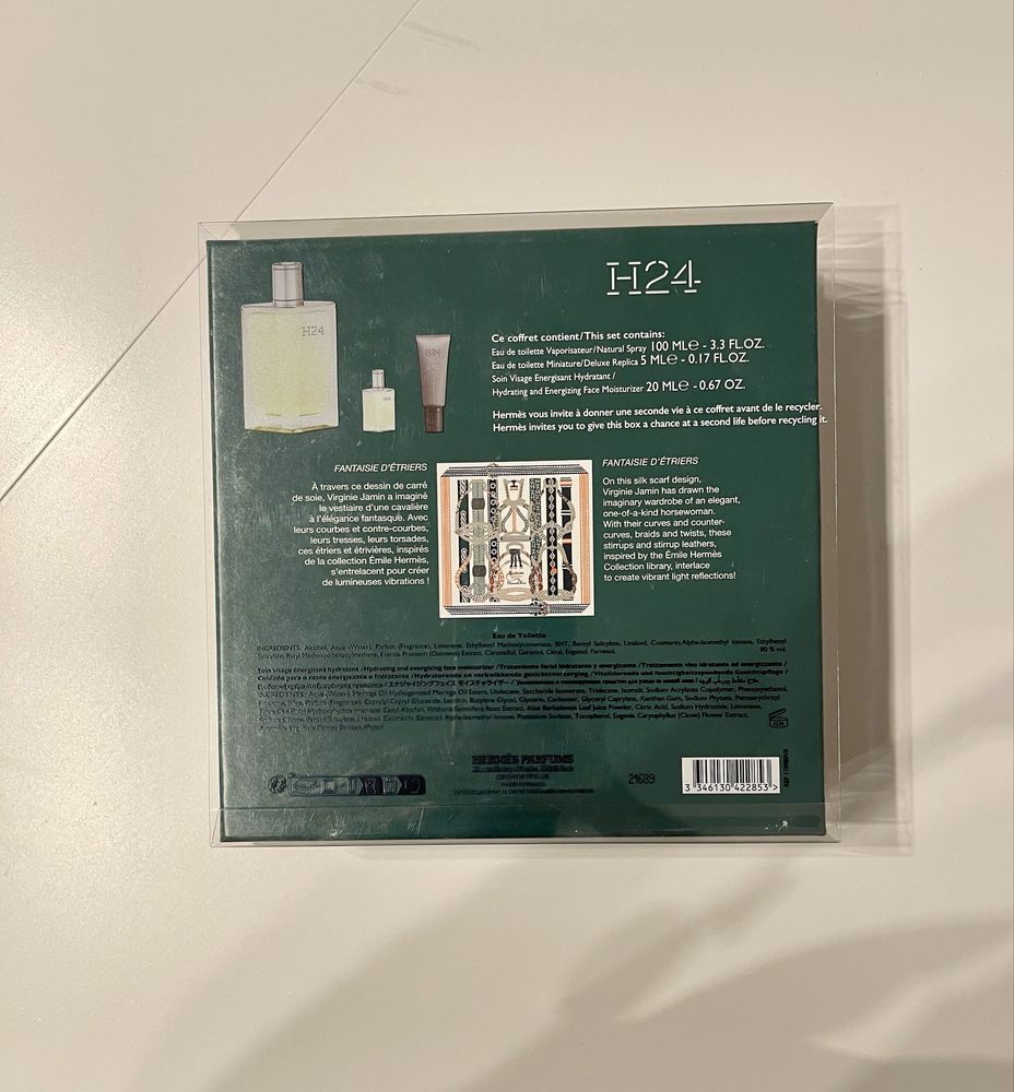 Zestaw Hermes H24 EDT 100 ml + balsam 20 ml + H24 EDT 5 ml