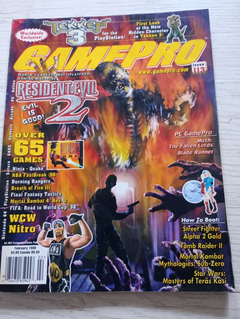 Gamepro February 1998 magazyn gamingowy