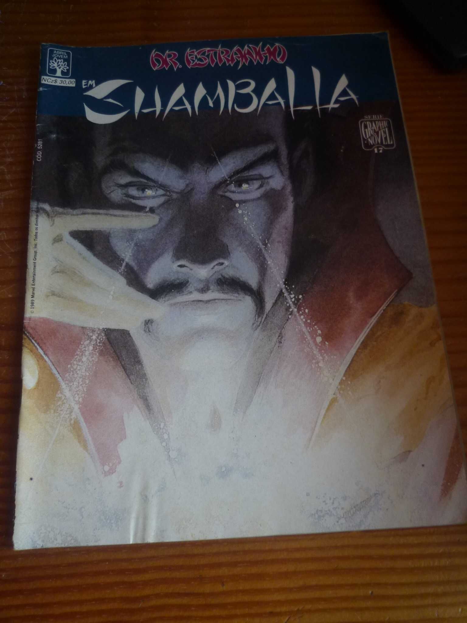 Dr. Estranho : Shamballa, Série Graphic Novel - Abril Jovem de 1989
