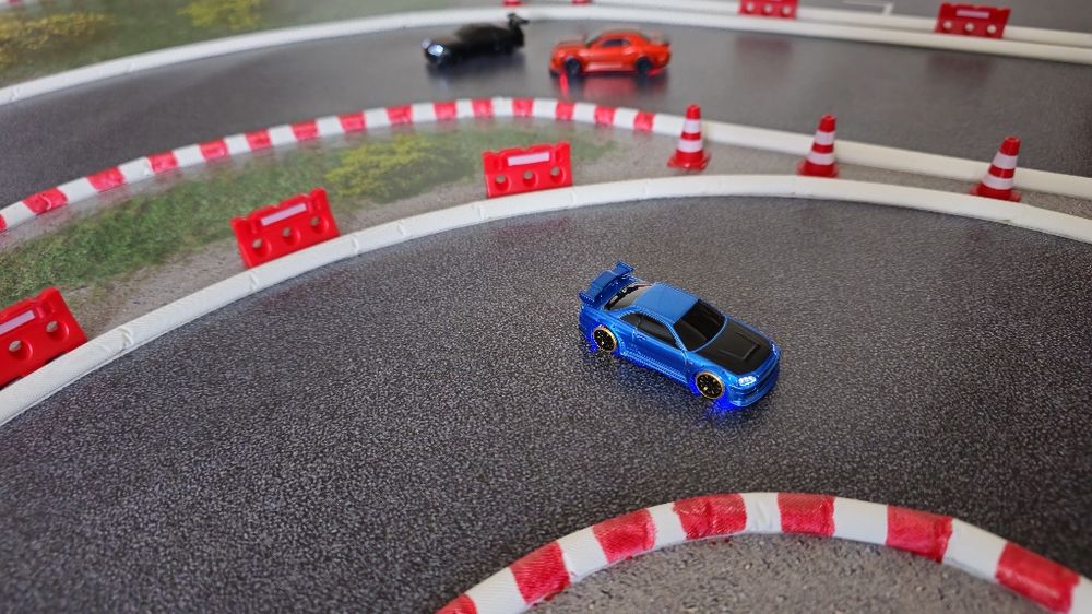 Pista tapete para Turbo Racing 1/76 em lona