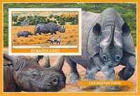 Burkina Faso 2019 cena 5,90 zł (8) - nosorożce