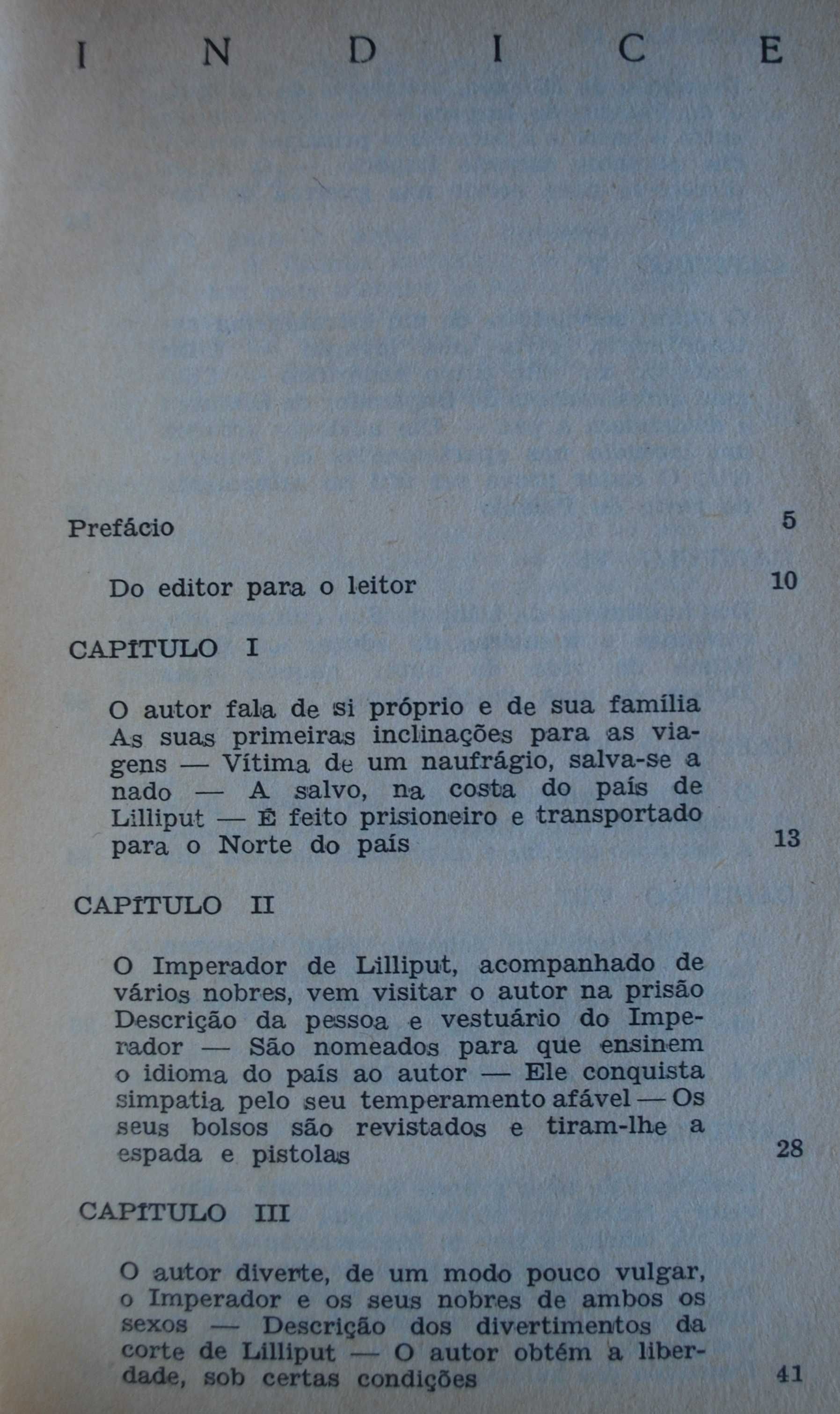 As Viagens de Gulliver de Jonathan Swift - 1ª Edição Ano 1964