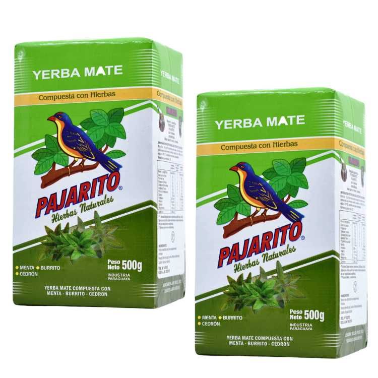 Zestaw Yerba Mate Pajarito Con Hierbas 2x500g 1kg
