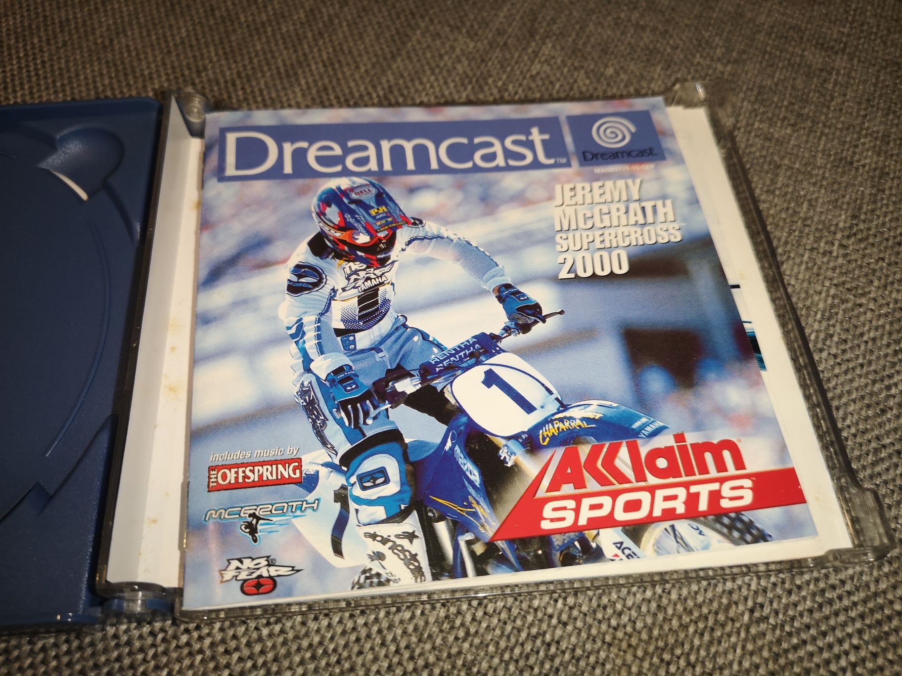 Jeremy McGrath Supercross 2000 DREAMCAST Sega gra ANG (stan bdb)