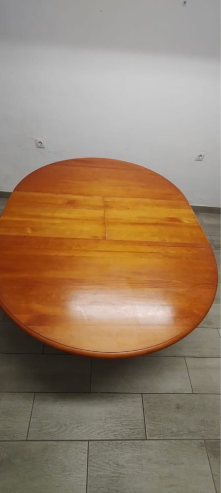 Vendo mesa em madeira maçiça pinho mel