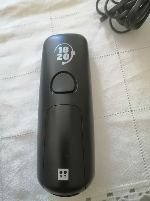 Telefone Fixo SagemCom D210 + latas de folha. 
- Usado
- Pilhas não in