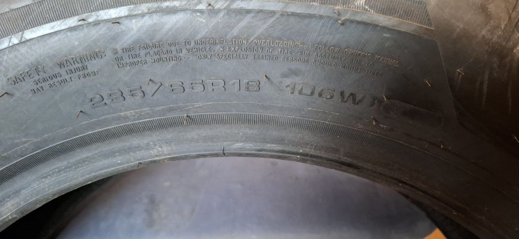 Opony letnie 4szt NOWE 235/65R18 GOODYEAR