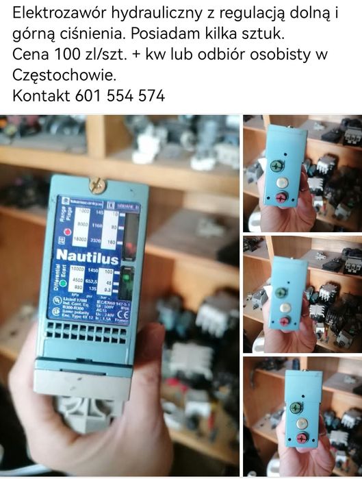 Elektrozawór hydrauliczny z regulacją dolną i górną ciśnienia