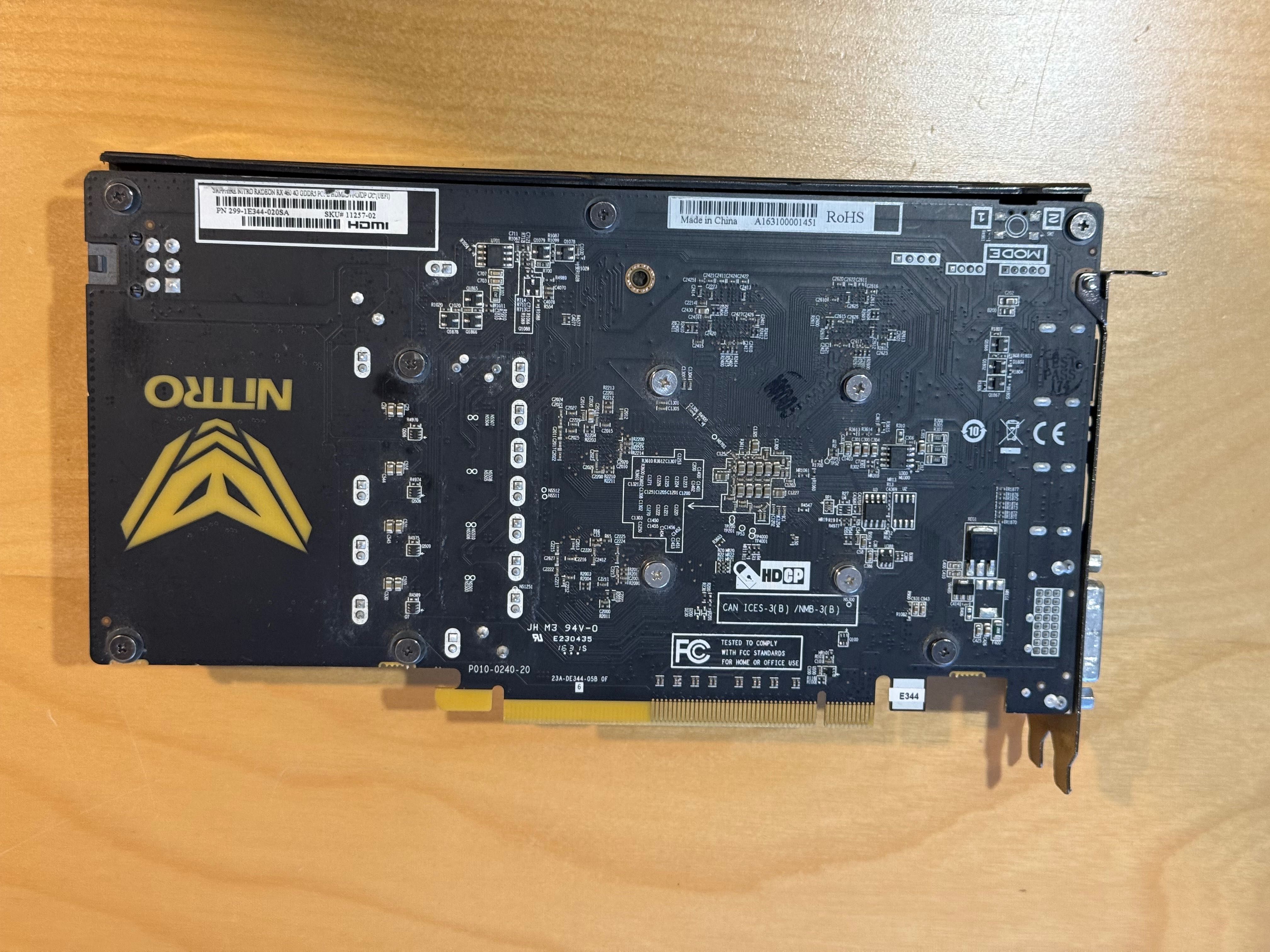 Karta graficzna Sapphire Nitro Radeon RX460 4G