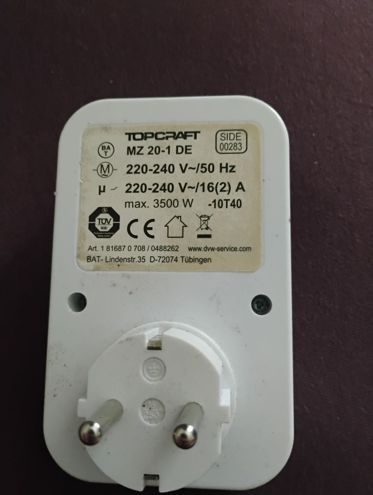 Programator timer wyłącznik czasowy niemiecki