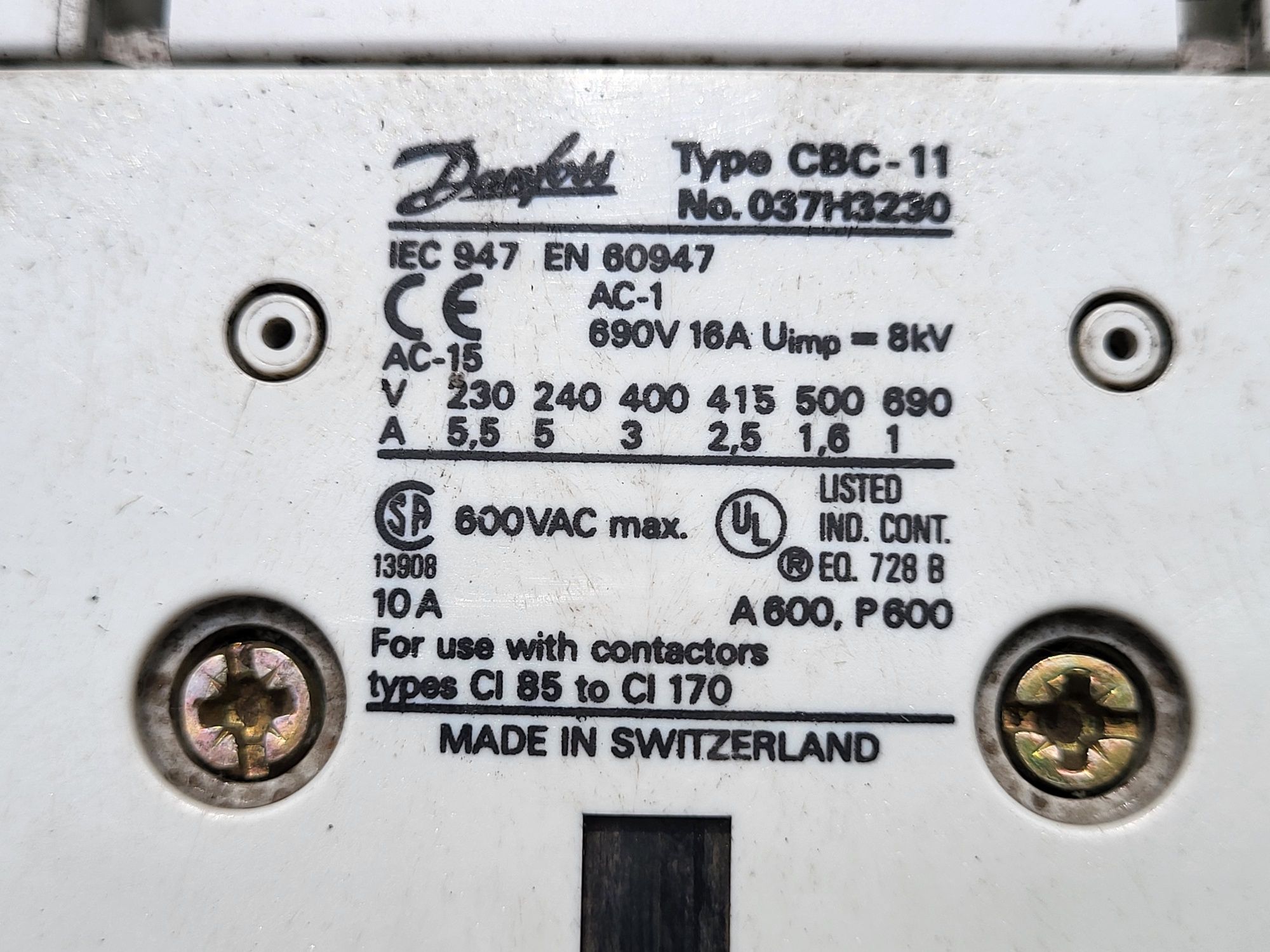 Stycznik Danfoss Cl 105