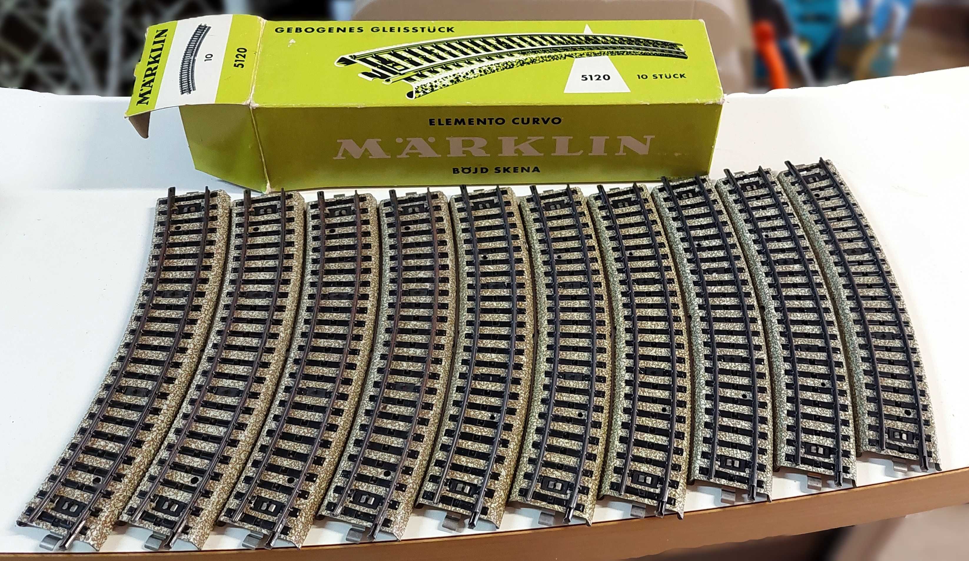 Märklin HO 5120 tor łukowy, 10 szt.