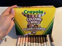 Markery Crayola kolory skóry 24szt