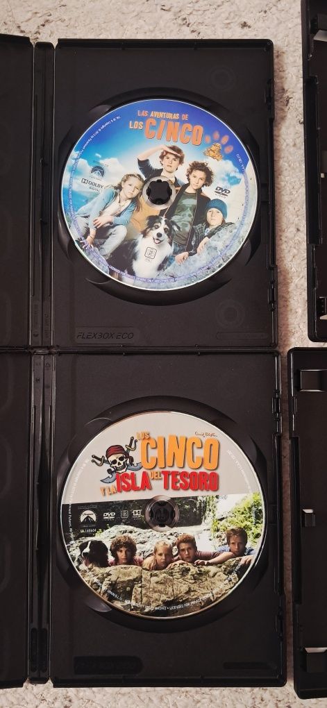 Coleção filmes dvd os cinco enid blyton LER DESCRIÇÃO