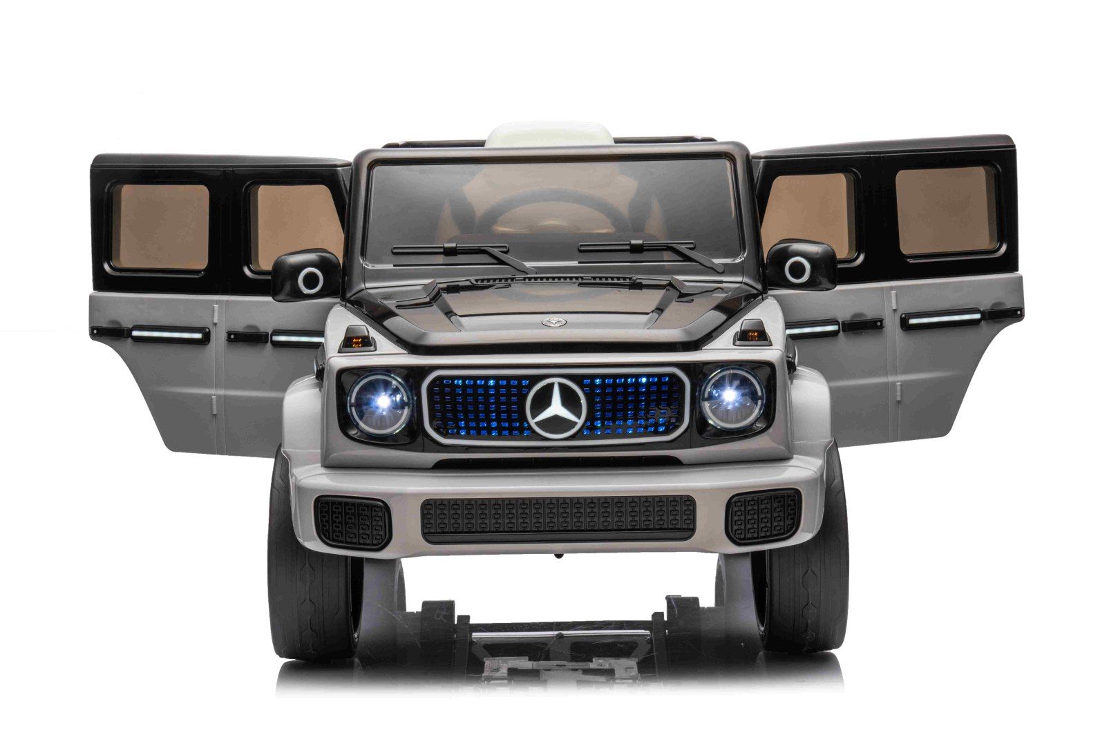 4x4 PILOT  Auto na akumulator elektryczny  Mercedes Benz EQG Srebrny