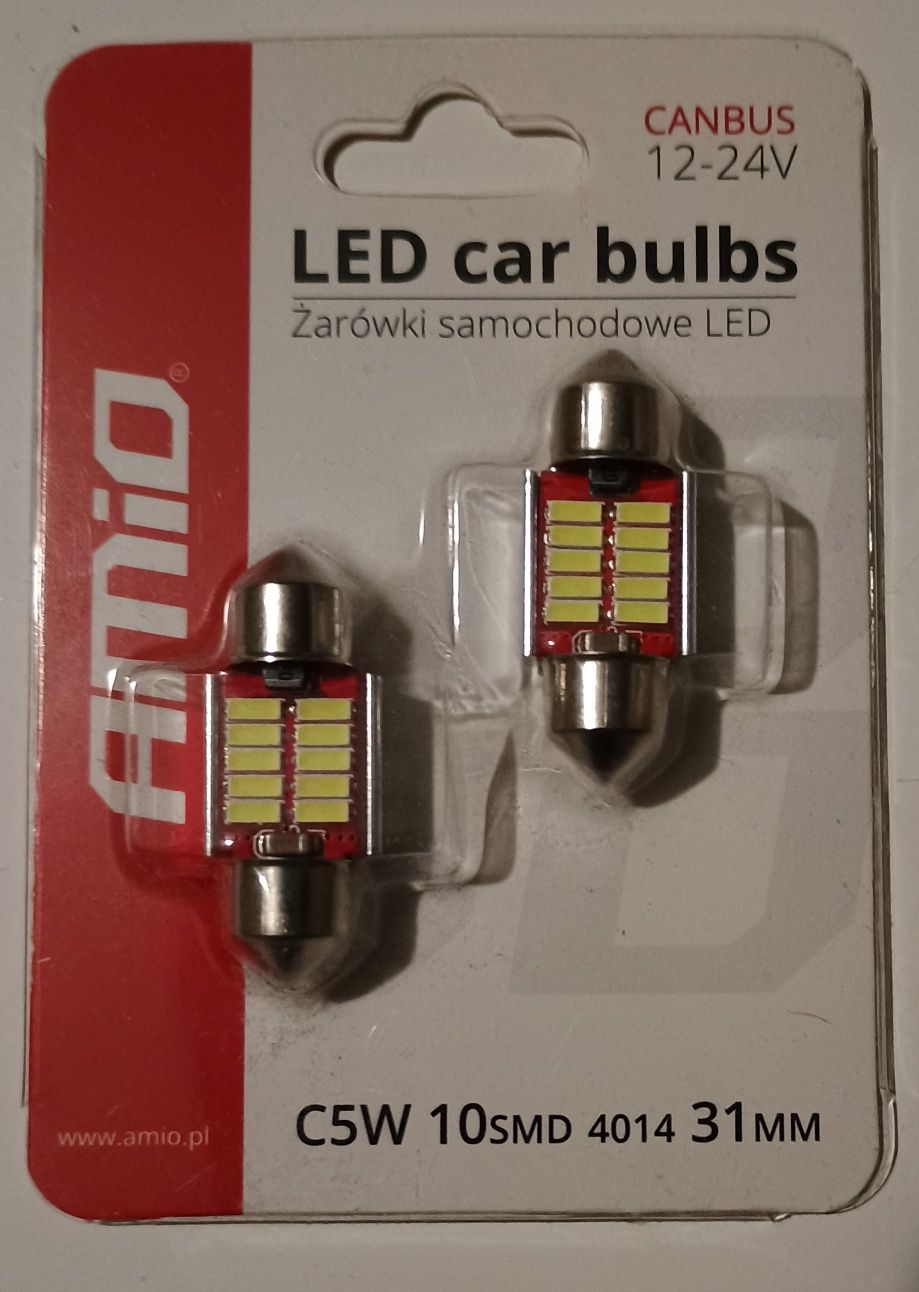 Żarówki rurkowe LED Amio. 31 mm
