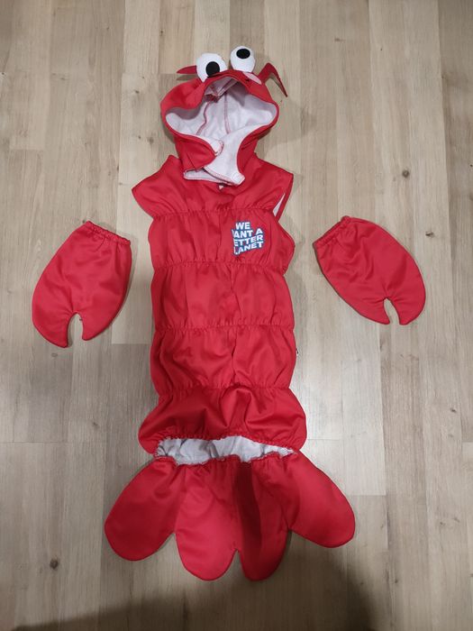 Disfarce de camarão criança