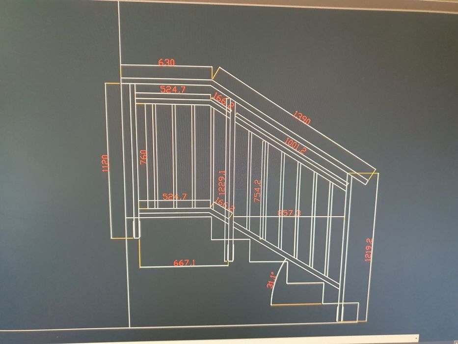 Balustrada Poręcze Aluminiowa 25 metrów bieżących