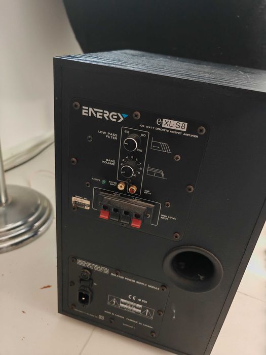 Subwoofer Energy e:XL-S8 — 100W, 100% funcional