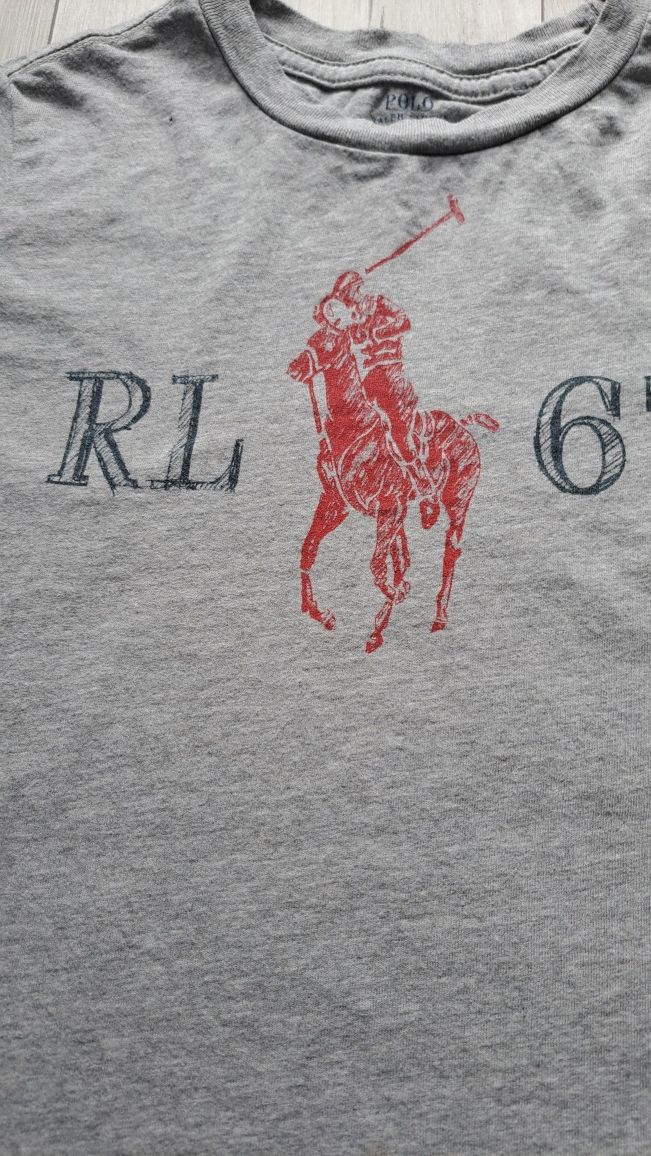 Polo Ralph Lauren bluzka koszulka T Shirt longslevee 7 lat 122cm