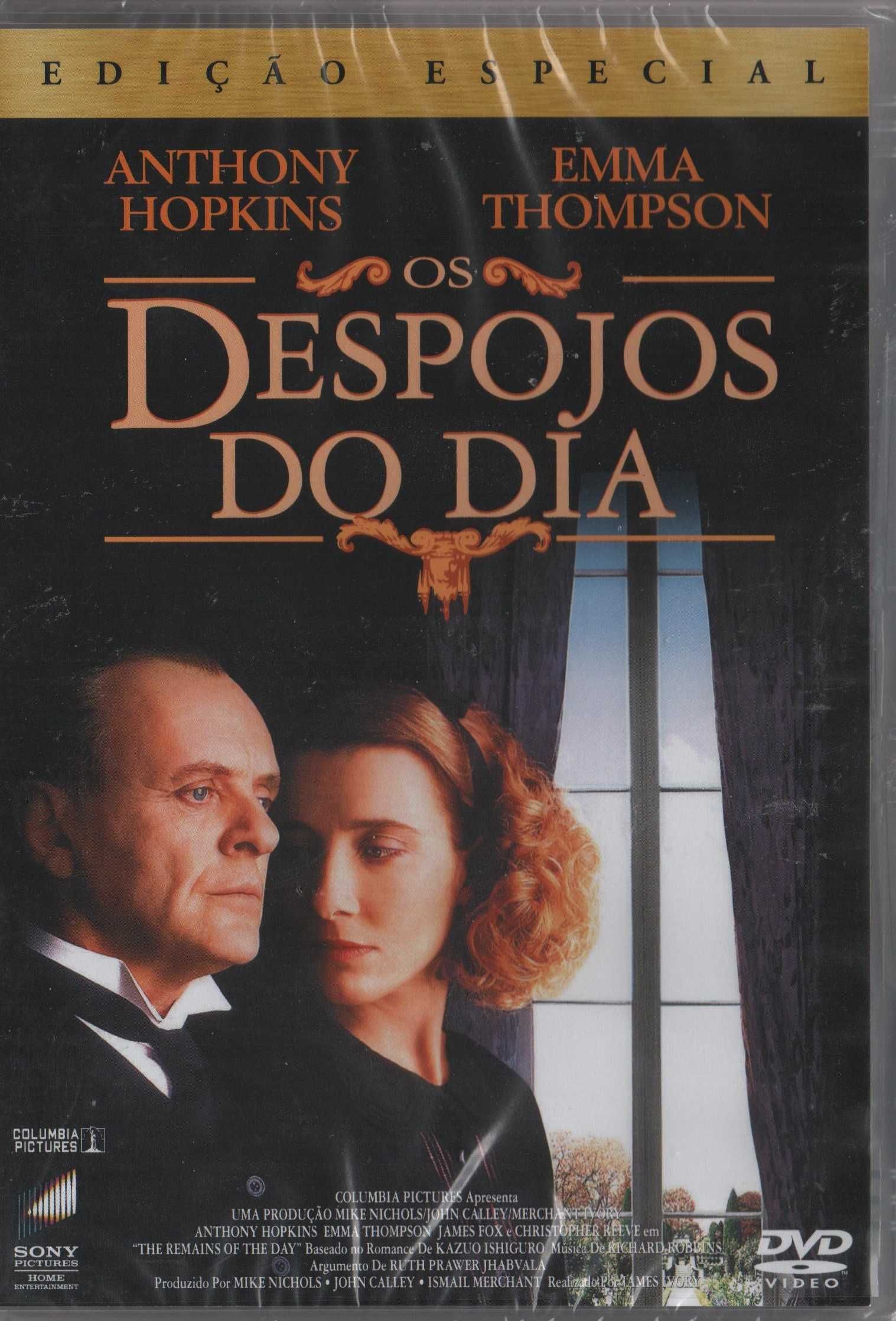 Dvd Os Despojos do Dia - drama - Anthony Hopkins/ Emma Thompson