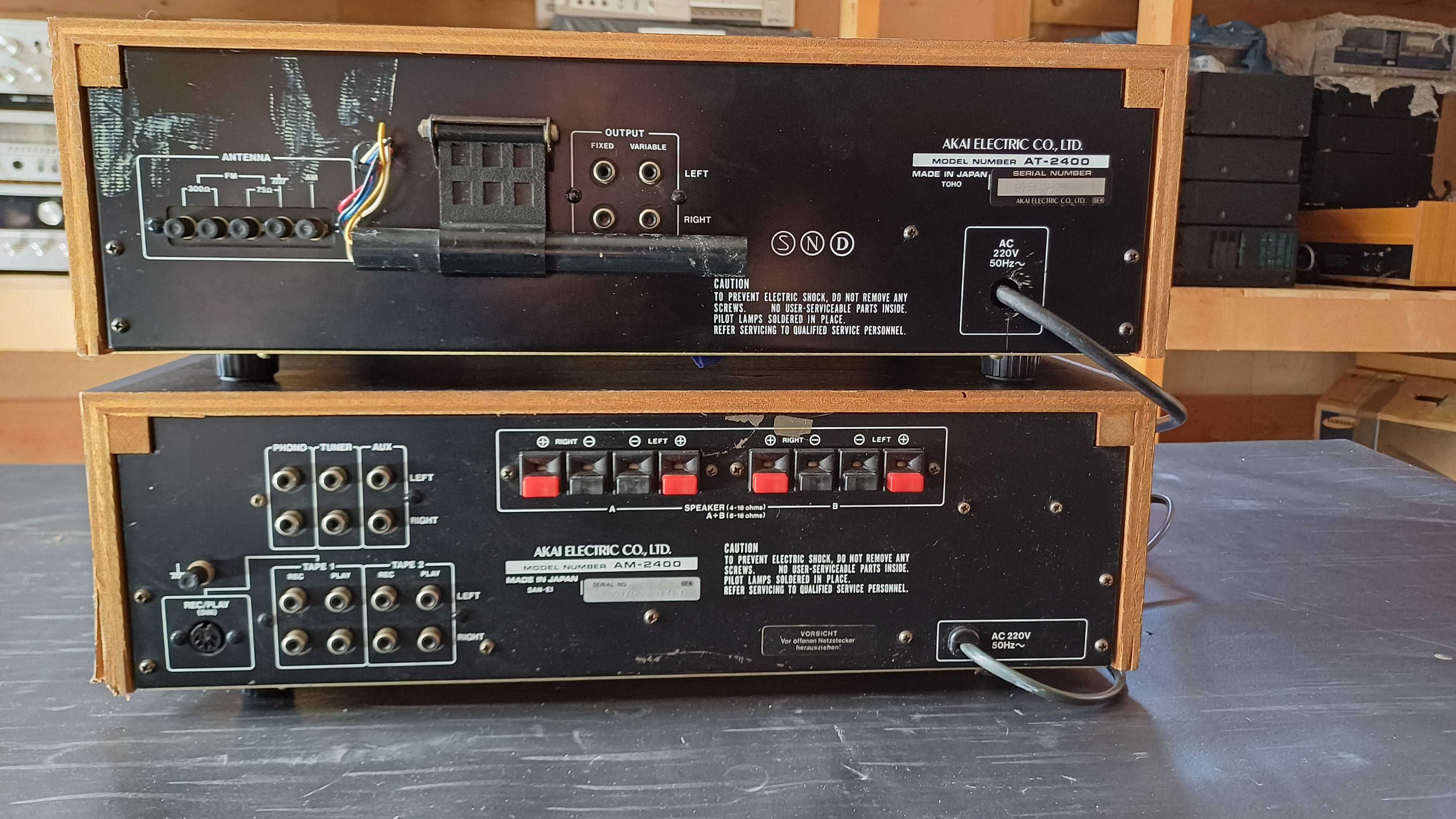 Wzmacniacz AKAI AM-2400 + tuner FM AT-2400