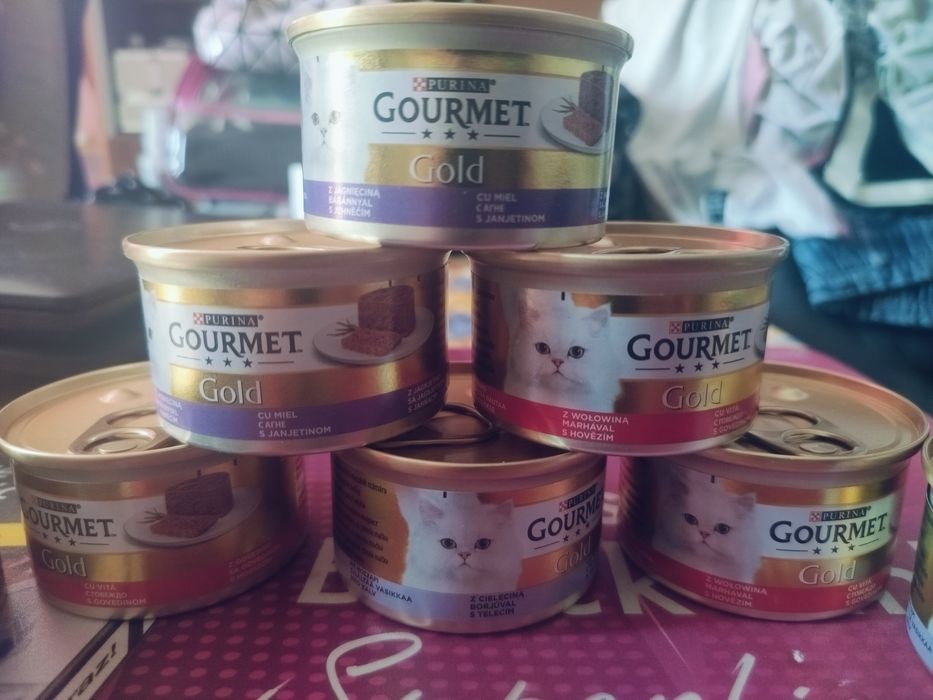 Karma dla kota Gourmet 40puszek mix