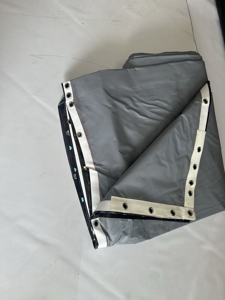Lonas impermeaveis com ilhos, anti fogo 4x3-8x3 e 10x5m