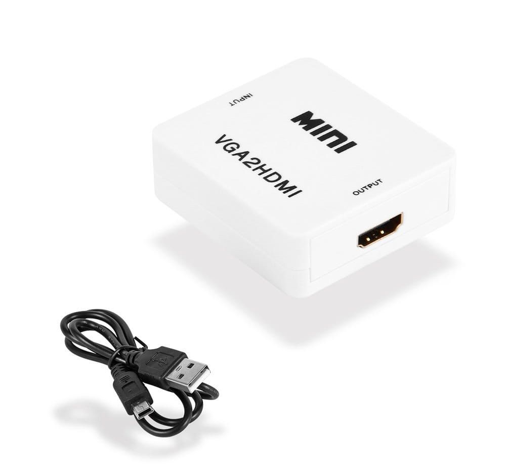 Adapter KONWERTER obrazu sygnału z VGA na do HDMI