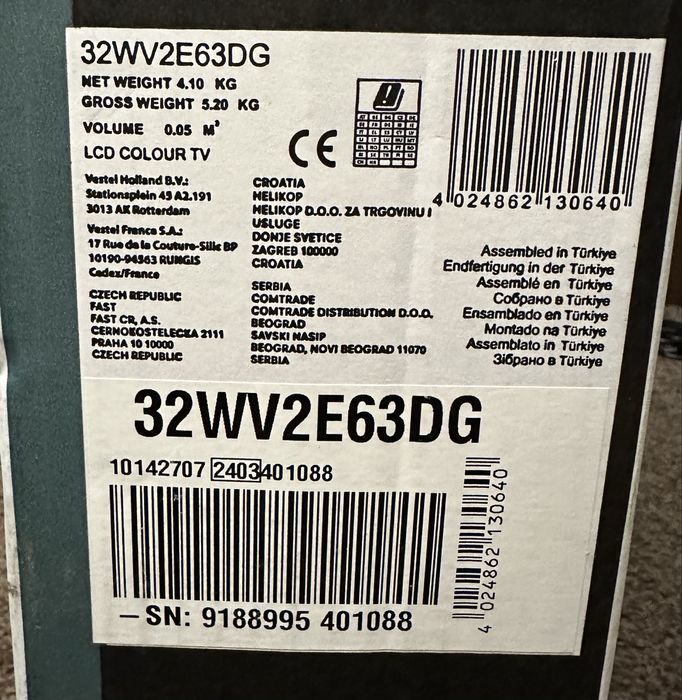 Telewizor Toshiba 32WV2E63DG LED Smart Tv Jak NOWY !!!