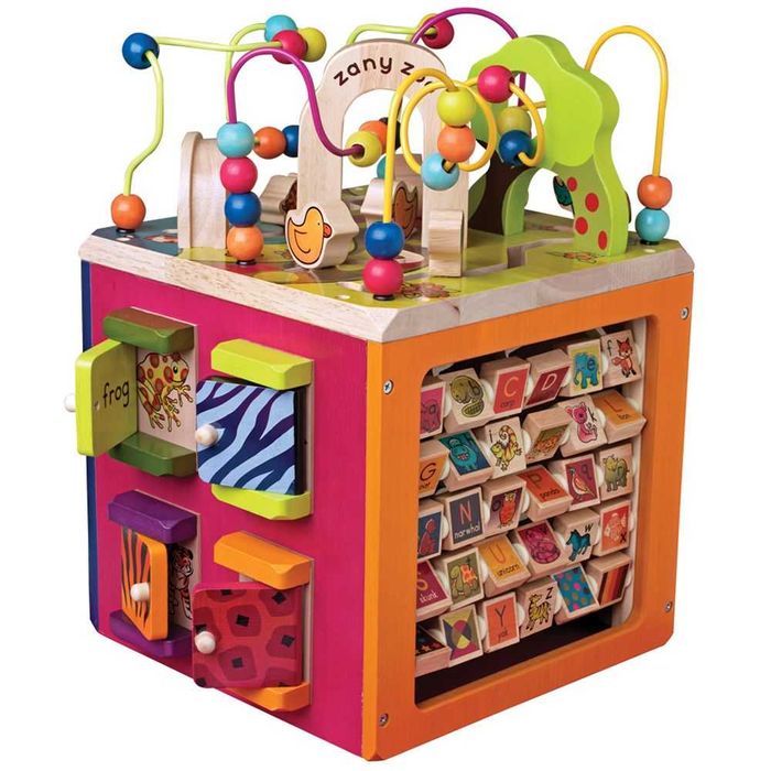 Ігровий розвиваючий центр Battat "Зоо-куб" - куб