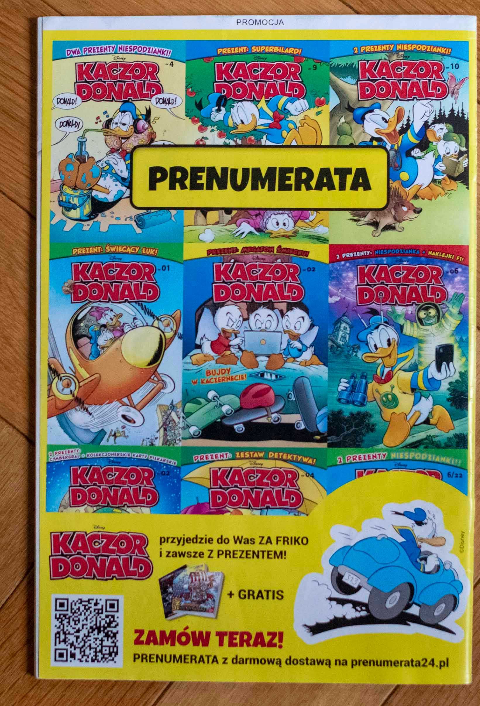 Kaczor Donald Magazyn 6/2024  Egmont Polska Czasopismo czerwiec 2024