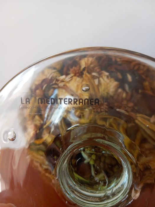 Potpourri em peça decorativa de vidro