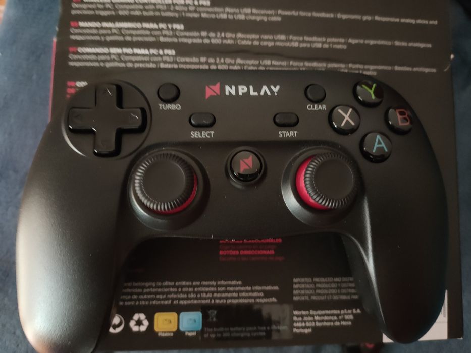 Comando sem fio para PC/Ps3