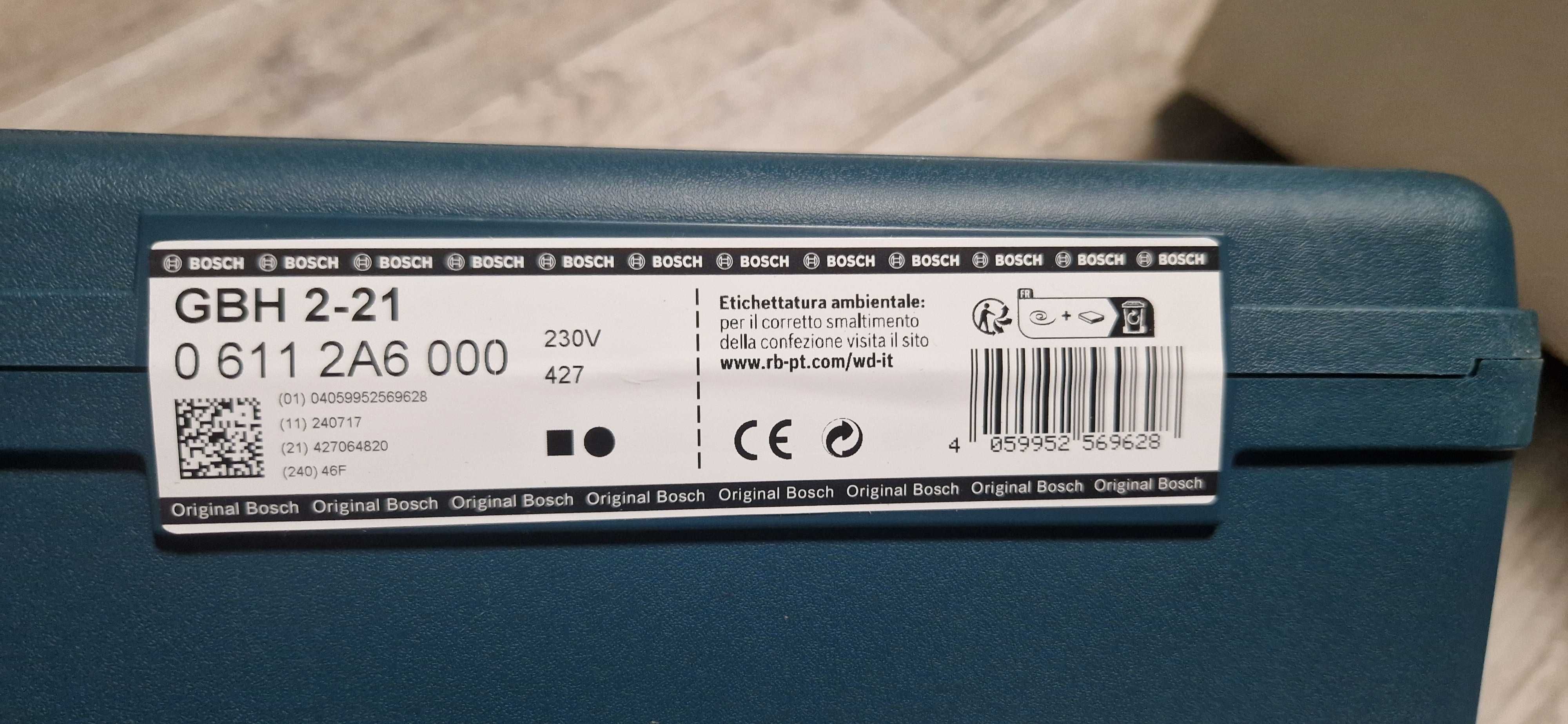 Młot udarowy SDS Plus sieciowy Bosch GBH 2-21 - gwarancja, nowa