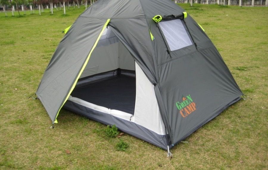 Палатка туристическая 2-х местная green camp 1001 a