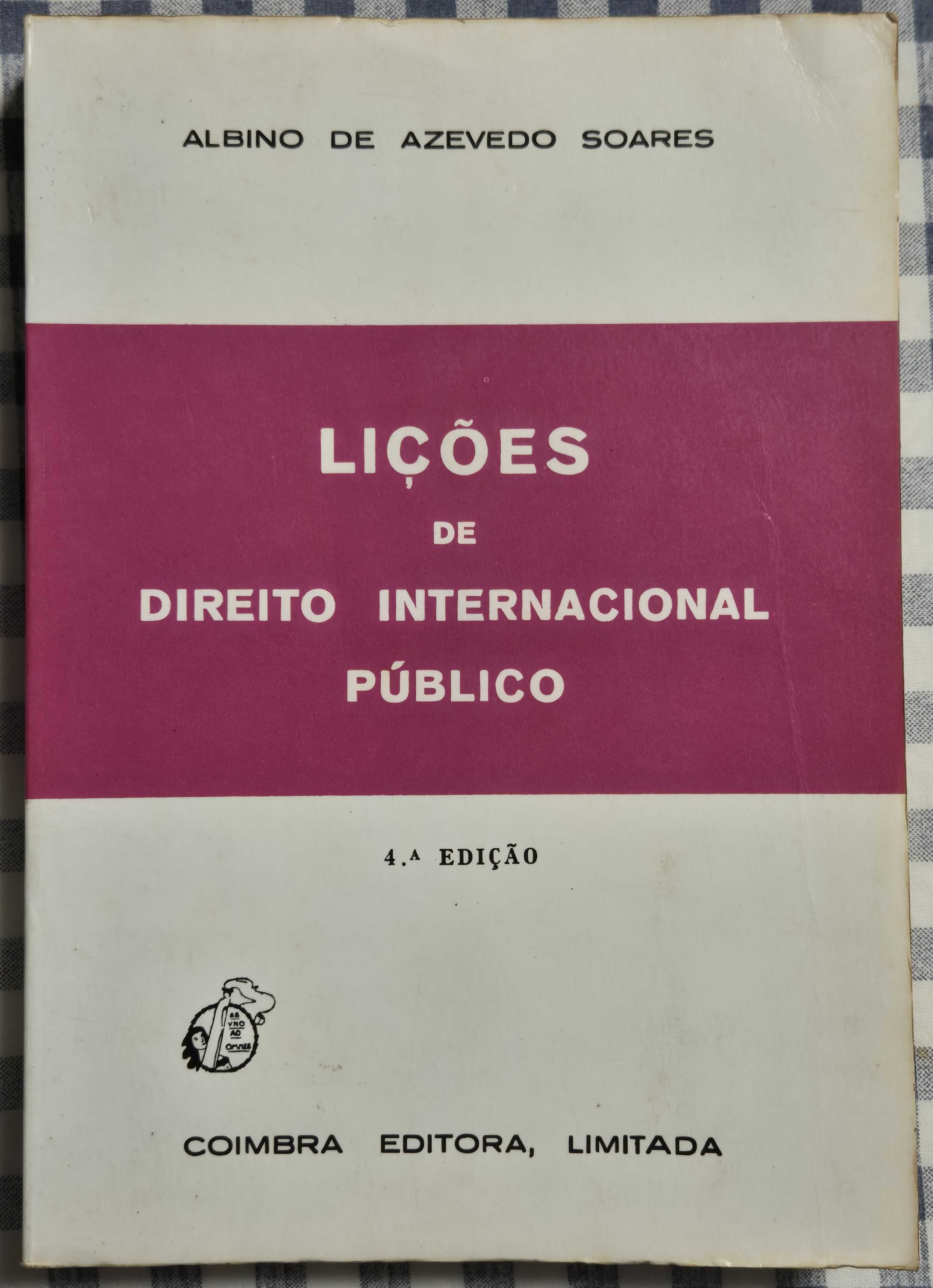 Livro "Lições de Direito Internacional Público" Albino Azevedo Soares