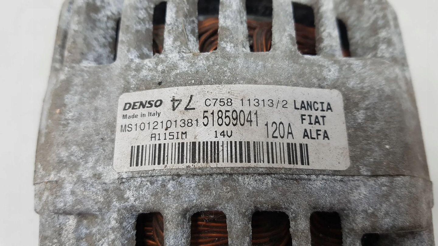 FIAT 500 PUNTO DOBLO 1.4 8V ALTERNATOR