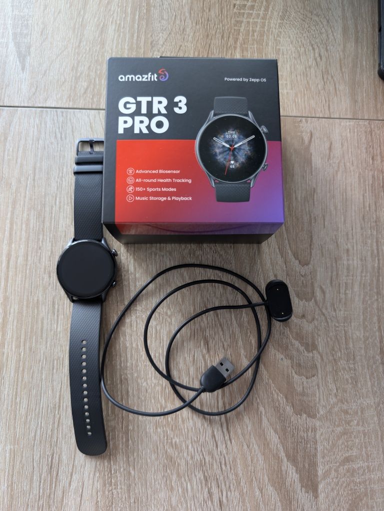 Amazfit GTR 3 Pro Infinite Black jak nowy