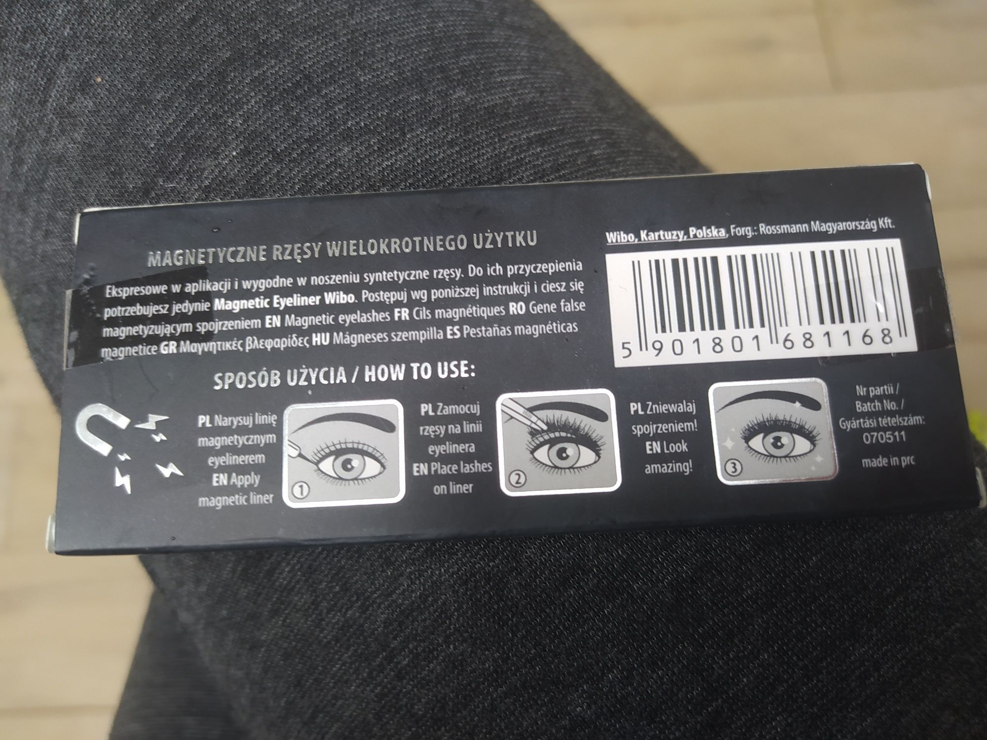 Rzęsy magnetyczne wielokrotnego użytku wibo Magnetic Eyelashes