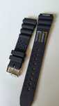 Czarny pasek silikonowy ND LIMITS 20mm Citizen Promaster