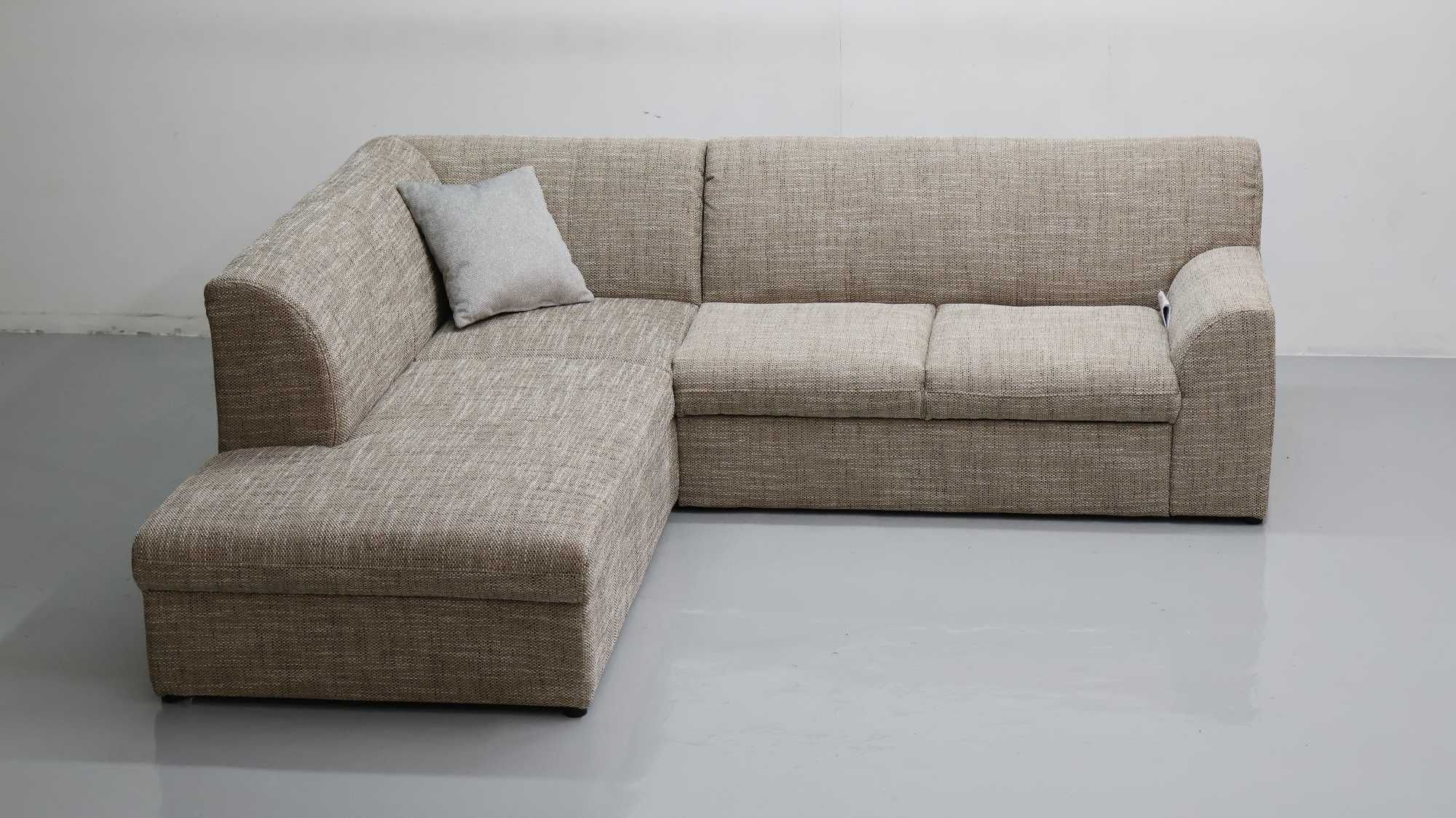 TBN Nowy narożnik z funkcją spania rogówka KANAPA sofa TKANINA