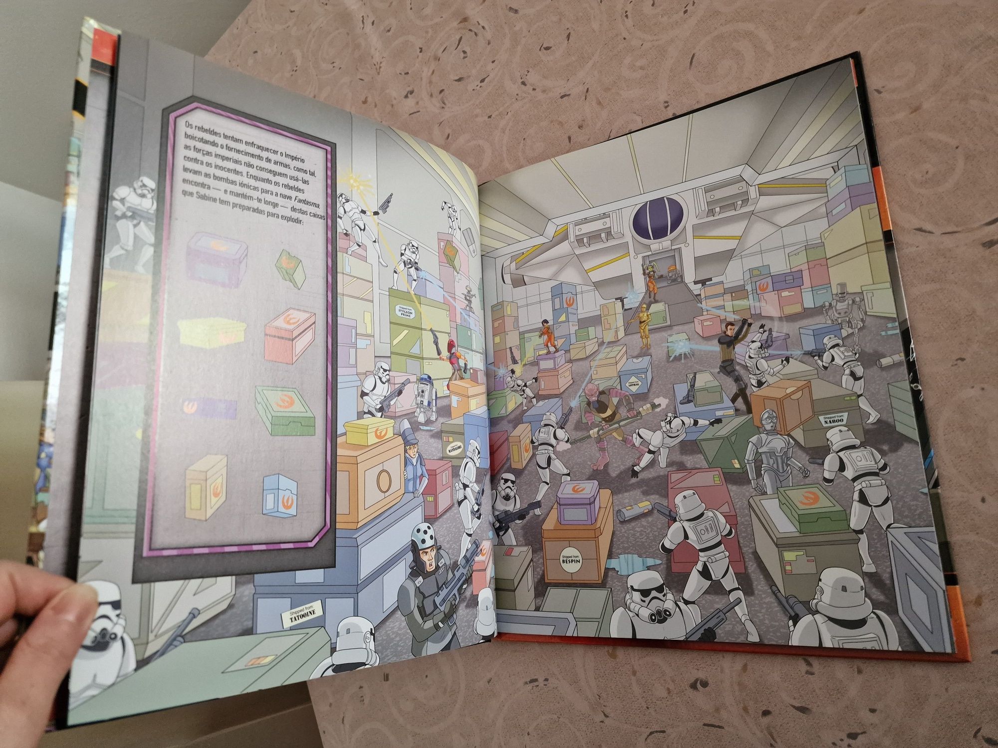 Livro Star Wars Rebels Procura e Descobre Disney